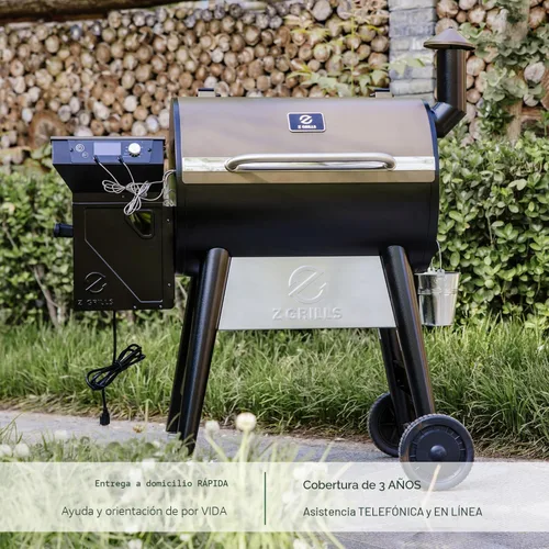 Miniatura 8 de Z GRILLS Parrilla y ahumador eléctrico de pellets de madera 8 en 1 con controlador PID V3.0, LCD, 697 pies cuadrados, sondas de carne, limpieza