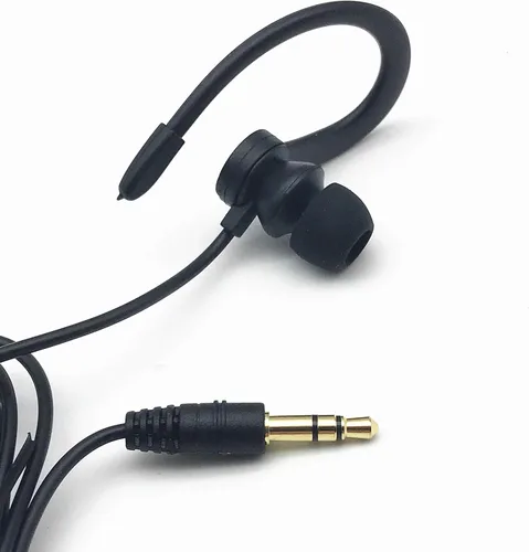 Miniatura 5 de Auriculares intrauditivos estéreo de un solo lado a auriculares mono,0.138 in Plug Ear Hook Earpiece,Compatible Android Smartphones Reproductores MP3