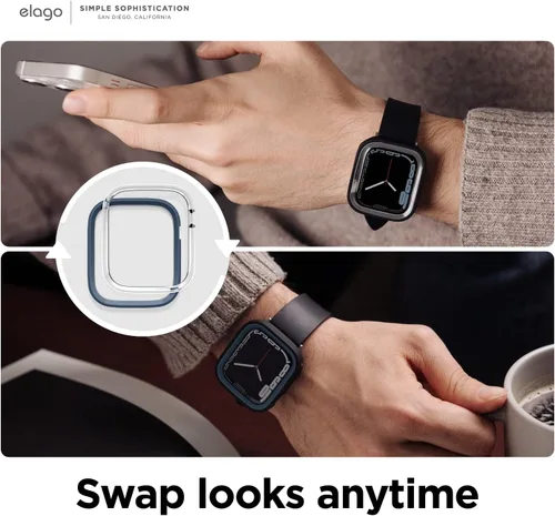 Miniatura 6 de elago Duo - Funda compatible con Apple Watch, protección completa (PC dura + material de TPU), acceso completo a la pantalla
