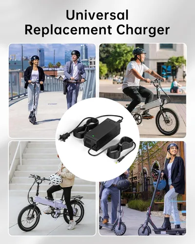 Miniatura 6 de WUKUR Cargador de scooter eléctrico de 54.6V 2A, 5 conectores para baterías de litio de 48 V, compatible con Lectric XP 2.0/3.0, para Ecotric