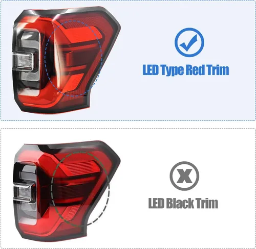 Miniatura 4 de Luz trasera LED roja compatible con Ford Expedition 2022 2023 2024 2025 lado derecho del pasajero reemplazo NL1Z13404-F NL1Z-13404-B