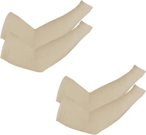 Miniatura 32 de PFFY 2 Pairs UV Protection Cooling Arm Sleeves for Men and Women UPF 50 Sun Sleeve