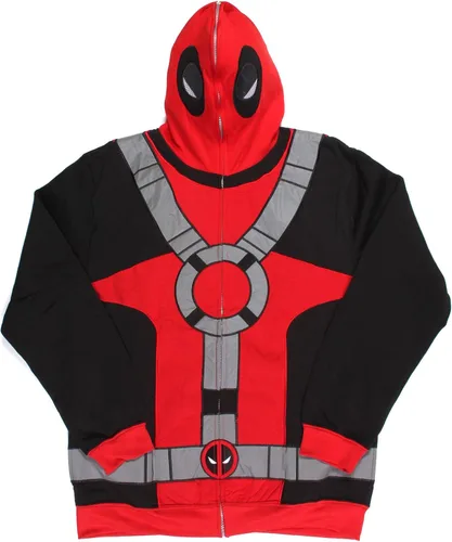 Miniatura 4 de Marvel Deadpool - Sudadera con capucha para hombre, Rojo