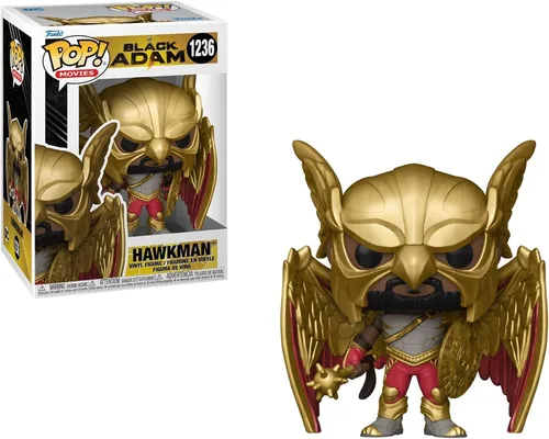 Miniatura 2 de POP DC Heroes: Black Adam - Figura de vinilo Hawkman Funko (paquete con funda protectora de caja compatible), multicolor, 3.75 pulgadas