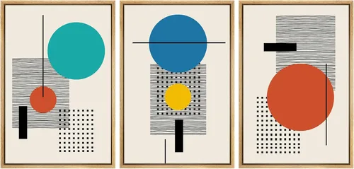 Miniatura 102 de SIGNWIN Lienzo enmarcado para pared, juego de arte abstracto de serenidad costera, ilustraciones abstractas junto al mar, arte moderno, decorativo