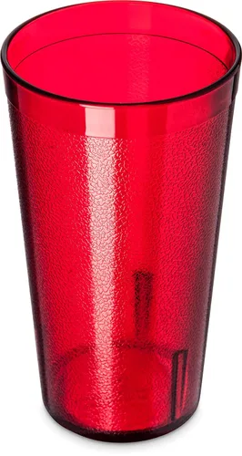 Miniatura 2 de Vasos de plástico Carlisle, apilables, resistentes a la rotura, sin BPA, 16 onza, Rubí