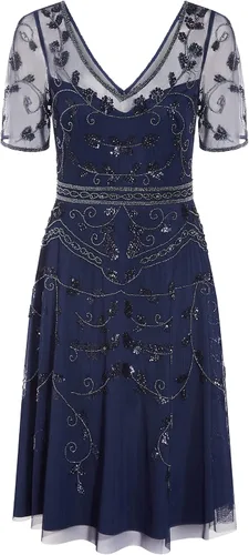 Miniatura 5 de Adrianna Papell Vestido midi con cuentas para mujer