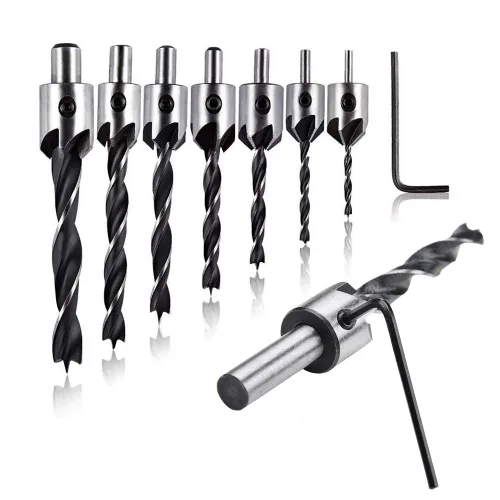 Miniatura 9 de Juego de fresas rotativas de carburo de tungsteno, vástago de 0.118 in (1/8 pulgadas) para carpintería de bricolaje, tallado y grabado, 20 brocas
