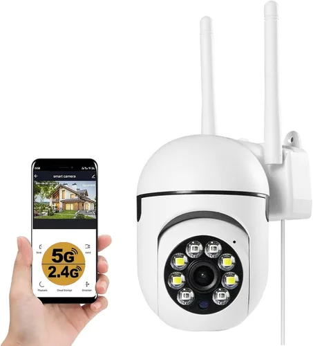 Cámaras de seguridad, cámaras WiFi de 2.4GHz y 5G para seguridad en el hogar, cámaras de vigilancia domo 1080P con vista de 360°, cámara de