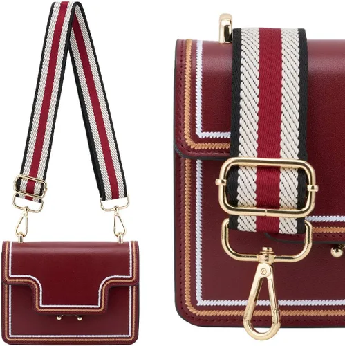 Miniatura 376 de ZOOEASS - Correa de repuesto para cartera, para colgar en el hombro o para cruzar, ancha y ajustable, de lona