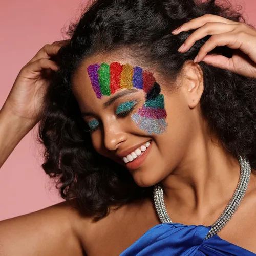 Miniatura 3 de Teenitor Gel de Purpurina para Cara y Cuerpo, Gel de Purpurina para Maquillaje y Festival, 12 Colores de Gel de Purpurina para Cara y Cuerpo, Gel