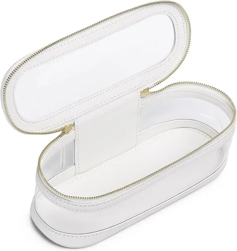 Miniatura 73 de Pinkmik Pequeña bolsa de maquillaje, mini estuche transparente para maquillaje y neceser con cremallera, organizador de bolsos para mujer