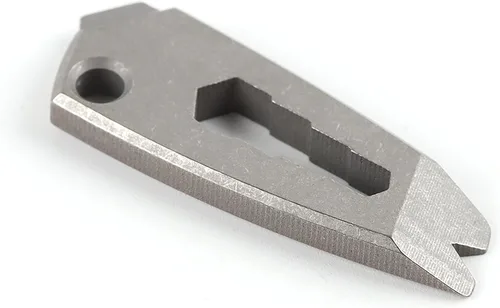 Miniatura 4 de Hamans Barra de palanca de titanio, multiherramienta, mini llavero de 1.65 pulgadas con llave y destornillador con función de extractor de uñas