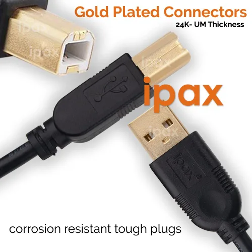 Miniatura 3 de IPAX Cable de impresora USB blanco de 10 pies compatible con Canon ImageClass D570 D550 D530 D420 MF247dw MF244dw MF236n MF227DW Canon Pixma MG3620