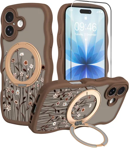 Miniatura 20 de OOK Funda magnética para iPhone 11 [compatible con MagSafe] Funda delgada mate translúcida negra para iPhone 11, funda protectora de lente de Negro