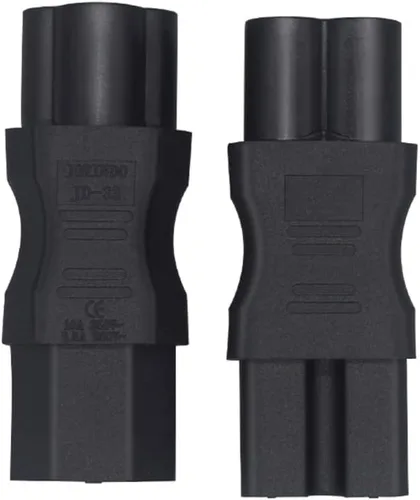 Miniatura 16 de Adaptador C6 a C13 Compatible con laptops, impresoras, monitores Convertidor de corriente CA de 10 A 250 V