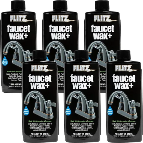 Miniatura 8 de Flitz Cera para llave de grifo Plus - Envase de 3.4oz de limpiador y abrillantador para grifos a base de agua fabricado en EE. UU. para manchas