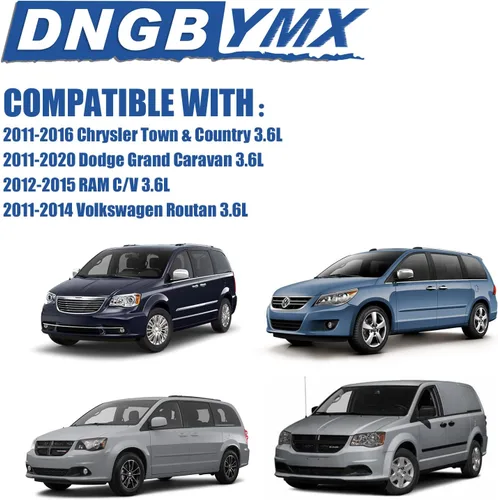 Miniatura 2 de Juego de soportes de motor compatible con Chrysler Town & Country 2011-2016 3.6L Dodge Grand Caravan 2011-2020 3.6L Ram C/V 2012-2015 3.6L VW Routan