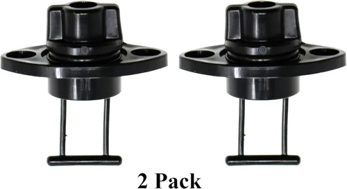 Miniatura 2 de JSP Manufacturing Kit de montaje universal de plástico para kayak y base para kayaks Pelícano/Kayaks de por vida/sistema de desierto
