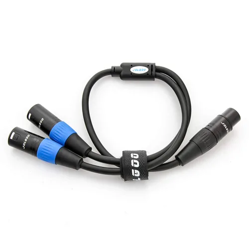 Miniatura 8 de JOLGOO Divisor XLR - Cable Y hembra a macho doble, 1.6 pies