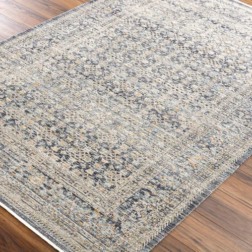 Miniatura 9 de Livabliss x Becki Owens Margaret Alfombra de Pasillo Vintage Lavable para Exteriores, 2'7" x 7'3", Gris/Carbón, (7' y menos)
