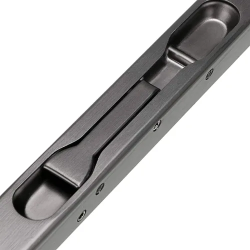 Miniatura 5 de Sumnacon 2 pernos de puerta de 8 pulgadas, cerraduras de puerta francesa de seguridad ocultas de acero inoxidable con herrajes, pernos de metal