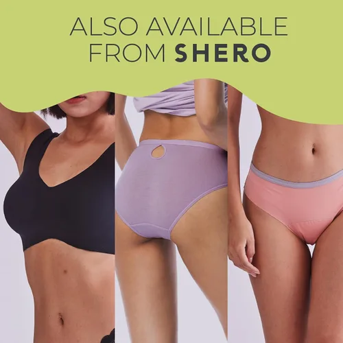 Miniatura 6 de Shero Lace Thong Period - Maternity, Postpartum Panties, and Moisture Control Underwear for Women & Teens - 1 & 3 Pack