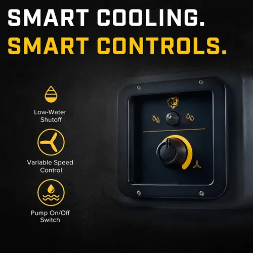 Miniatura 3 de Big Ass Fans - Cool-Space 350 - Enfriador evaporativo portátil para pantanos, uso en interiores y exteriores, capacidad de 16 galones, velocidad