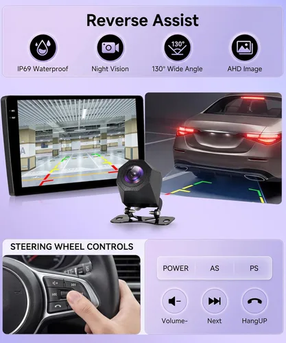 Miniatura 6 de Radio de coche 2G+64G para Toyota Corolla 2009-2013, estéreo de coche Android inalámbrico Carplay, Rimoody pantalla táctil de 9 pulgadas