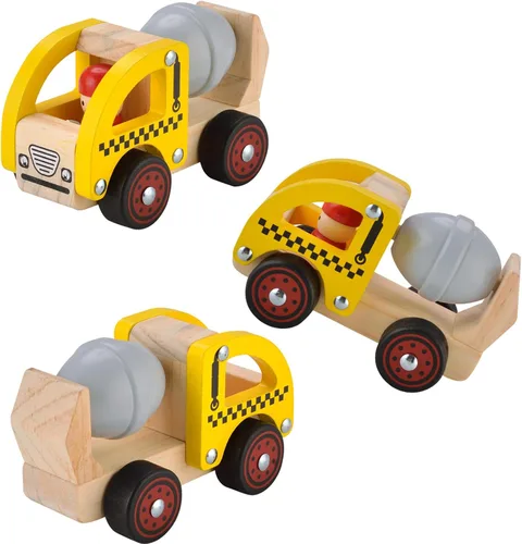 Miniatura 4 de Coche de empuje de madera para bebés de 12 a 18 meses, 2 piezas de vehículos de bebé, auto de empuje manual para niños y niñas de 1 a 2 años