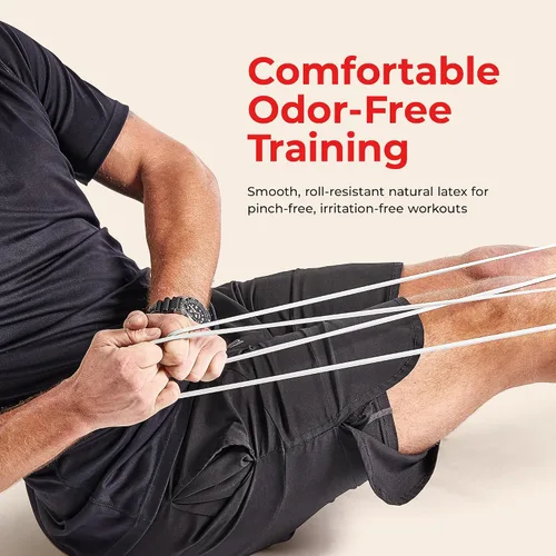 Miniatura 3 de Sunny Health & Fitness Banda de resistencia para entrenamiento de fuerza (individual) para estante de potencia, sentadillas, gimnasio en casa
