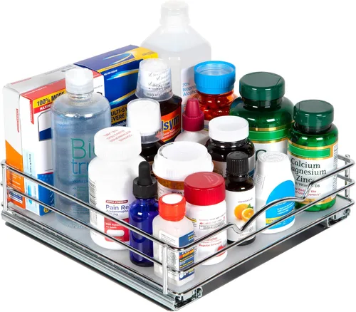Miniatura 7 de Organizador de especias extraíble para gabinete, almacenamiento delgado deslizante para especias, botellas y tarros, acero de alta resistencia