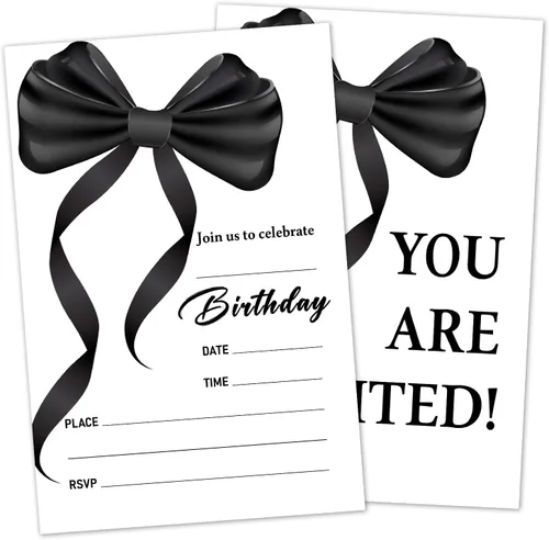 Miniatura 18 de Tarjetas de invitación para fiesta de cumpleaños, invitación de fiesta de cumpleaños arcoíris, celebración de fiesta de niños, 20 tarjetas con 20