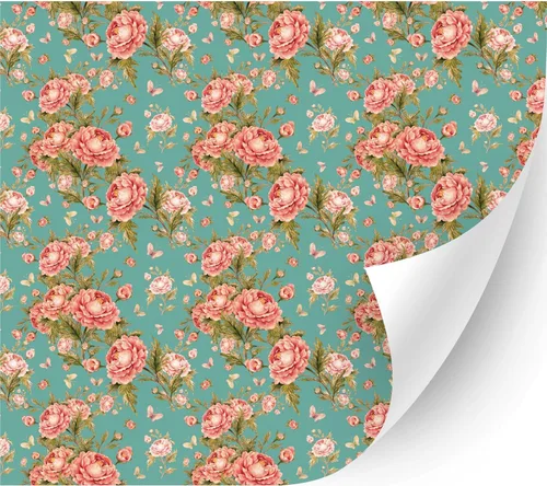 Miniatura 12 de HTV4U Vinilo de transferencia de calor con estampado floral (flor de acacia, 13.5 x 12 pulgadas), vinilo impreso para planchar, papel de prensa