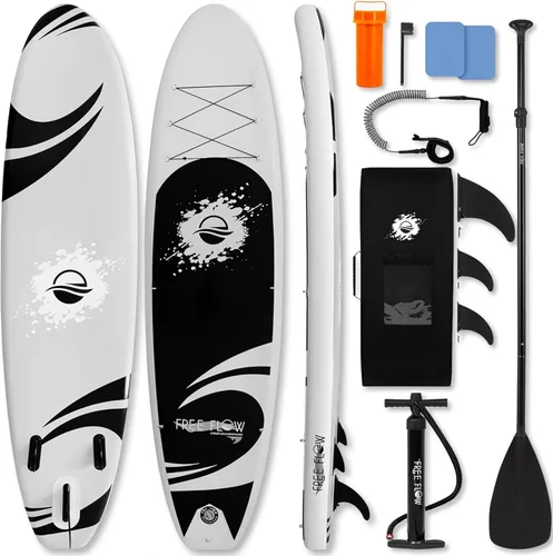 Miniatura 12 de SereneLife Tabla de remo inflable de pie, diseño amplio y estable, cubierta antideslizante para adultos y jóvenes con accesorios de tabla de remo