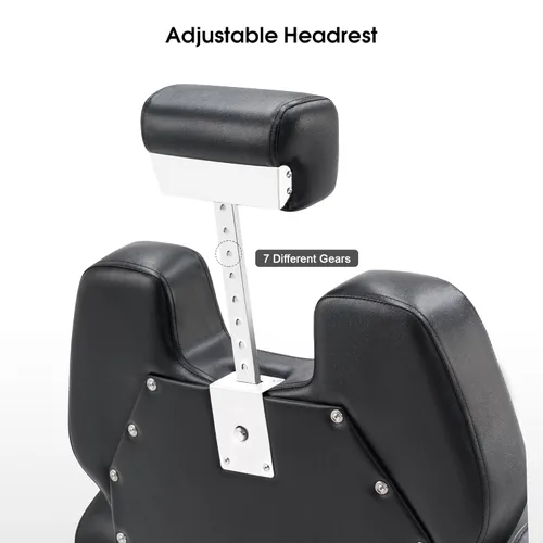 Miniatura 5 de BarberPub Silla de peluquería reclinable de alta resistencia Silla hidráulica multiusos para estilista de peluqueros Spa Beauty Shampoo Equipment