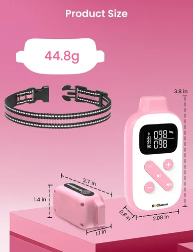 Miniatura 13 de Collar de Entrenamiento para Perros sin Choque, Collar de Perro con Pitido y Vibración con Control Remoto 853M, Collar de Vibración para Perros