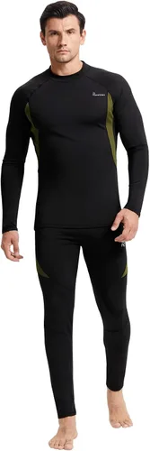 Miniatura 9 de romision 2 Pack Thermal Underwear for Men Long Johns Fleece Lined Hunting Gear Bottom Top Set Base Layer Cold Weather XS-4XL
