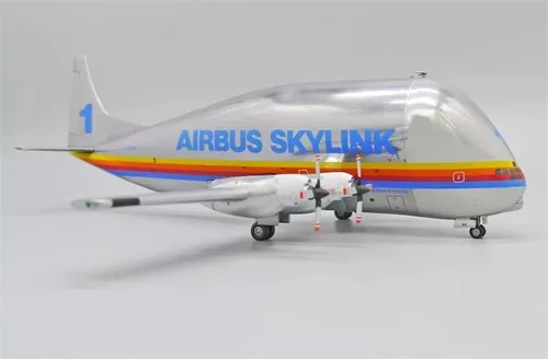 Miniatura 8 de Alas JC para aeronave AERO SPACELINES Super Guppy para Airbus SKYLINK 377SGT F-BTGV 1/200 DIECAST modelo preconstruido