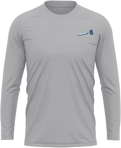Miniatura 390 de Camisa deportiva de manga larga oficial de la NCAA Collegiate para hombre, con logotipo en el pecho izquierdo, colección Athletic Heather