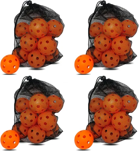 Miniatura 18 de 6 -Pack Pickleball Balls, 26 Holes Outdoor Pickleballs, High Elasticity & Durable Pickle Balls for All Style Pickleball Paddles Indoor Pickleballs