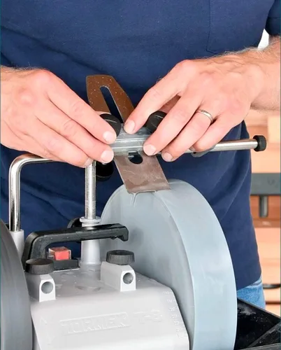 Miniatura 7 de Tormek SE-77 Plantilla para Borde Cuadrado - Plantilla Innovadora Para Afilar Cuchillos de Madera y Hojas / Hierros de Cepillo