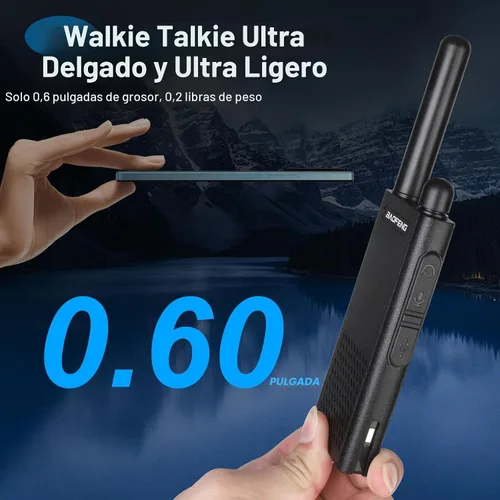 Miniatura 2 de Baofeng T26 Walkie Talkies de Largo Alcance, Batería Recargable de Iones de Litio, 16 Canales FRS, Radios Bidireccionales con Auriculares