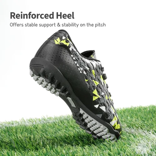 Miniatura 4 de DREAM PAIRS Zapatos de fútbol de césped para niños y niñas con cordones (niños pequeñosniños grandes)