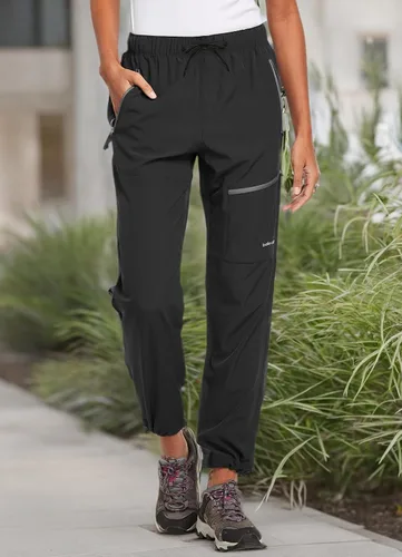 Miniatura 8 de BALEAF - Leggings tipo capri para mujer, con bolsillos, cintura alta, longitud hasta la rodilla, elásticos, pantalones casuales de yoga
