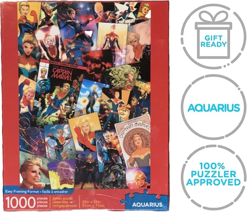 Miniatura 3 de Marvel Captain Marvel Collage 1000 pc Rompecabezas