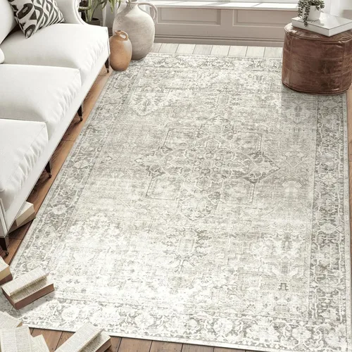 Miniatura 8 de ReaLife Rugs Alfombra pasillo lavable a máquina - Sala de estar, dormitorio, baño, cocina, entrada, oficina - Acolchada de pelo bajo, resistente a