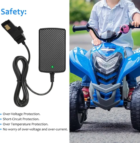Miniatura 6 de Cargador de batería de repuesto de 12V para cargador de batería de Power Wheels para todas las Power Wheels Cargador de 12 voltios para Fisher-Price