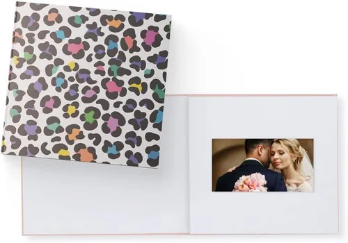 Heirloom Video Book - Pantalla HD de 5 pulgadas para regalo de memoria personalizada, boda, cumpleaños, Navidad, aniversario, recuerdo de fotos de