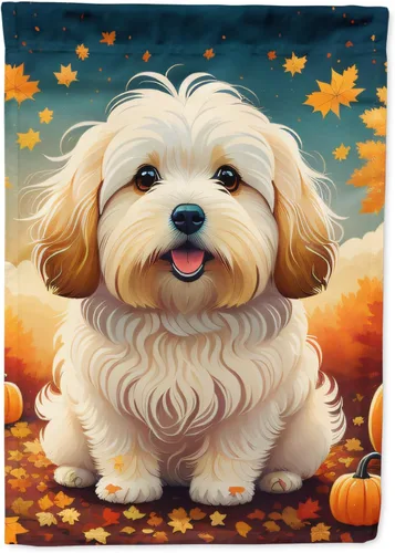 Miniatura 70 de Caroline's Treasures DAC1001GF Affenpinscher - Bandera decorativa para jardín de otoño, decoración para patio exterior, patio, parterres